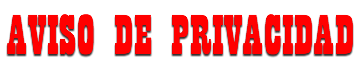 AVISO DE PRIVACIDAD
